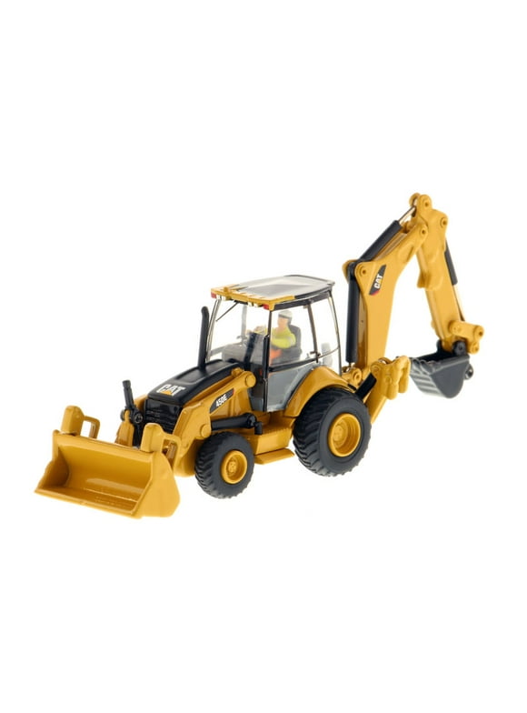 Dollox Diecast Excavator Backhoe Front Loader Truck 1/50 Metal