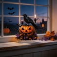 thumbnail image 4 of Fmbmuo Cute Halloween Pumpkin Figurine Acrylic Ornament Halloween Themed Desktop Decoration for Spooky Ambiance,Multicolor, 4 of 5