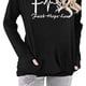 thumbnail image 3 of Jersey gráfico para mujer, sudadera con bolsillo, camiseta de manga larga para mujer, sudadera informal de alta capacidad, 3 of 6