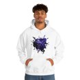 thumbnail image 2 of Celestial Space Blot Unisex Heavy Blend™ Hooded Sweatshirt, 2 of 6