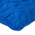 thumbnail image 2 of Pillow Case, Royal Blue Pillow Shams, Textured Knotted Pintucks Solid Color Pillow Sham, 24x24 inch (60x60 cm) Pillow Shams, Square Taffeta Pillow Shams, Solid - Royal Blue Texture, 2 of 3