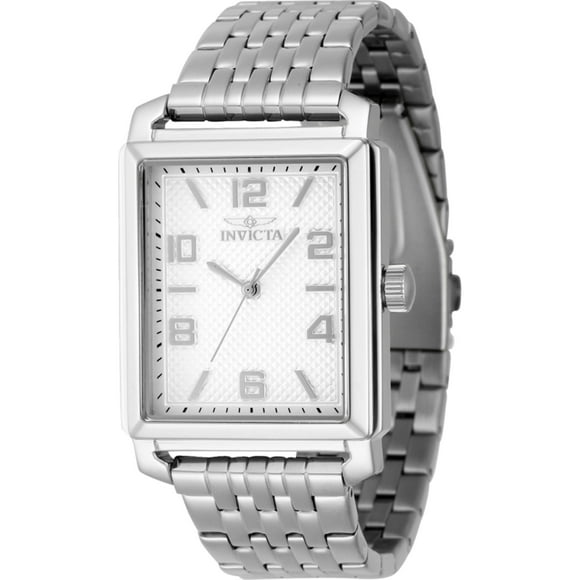 Invicta 46634 Men's Vintage Silver Dial Stainless Steel Watch