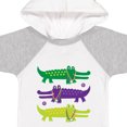 thumbnail image 4 of Inktastic Mardi Gras Holiday Alligators Boys or Girls Baby Bodysuit, 4 of 5