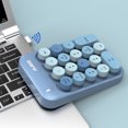 thumbnail image 3 of Ajazz AK18 2.4G Mini teclado numérico inalámbrico Laptops Teclado numérico portátil Operación silenciosa Batería de larga duración Accesorios para teclado Azul Noticed EL005324-06B, 3 of 5