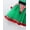 Green, variant on TiaoBug Kids Girls Christmas Green Elf Costume Peplum Mesh Tutu Dress Hat 2-14T