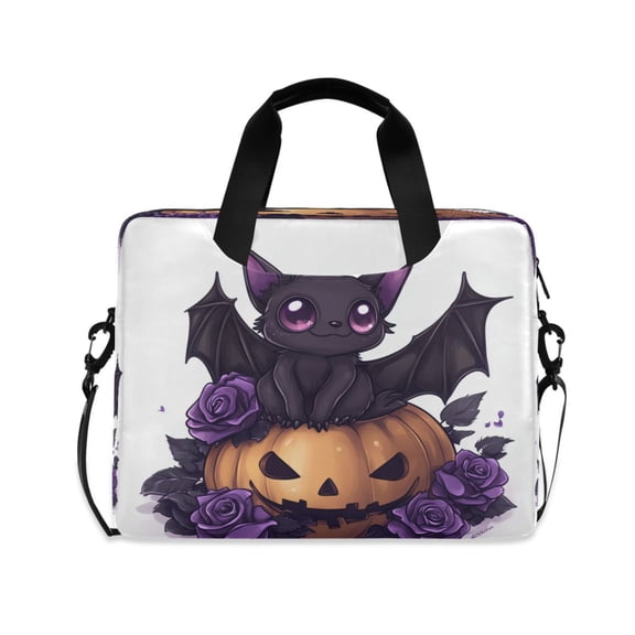 16" Laptop Tote Bag Laptop Sleeve Case Computer Briefcase for Work & Travel Cute Bat