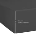 thumbnail image 7 of Mainstays Basic Value Microfiber Bed Sheet Set, Grey Stone, Twin-XL, 3 Piece, 7 of 7
