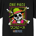 thumbnail image 2 of One Piece Live Action Straw Hat Pirates Logo In Colorful Frame Crew Neck Short Sleeve Men's Black T-shirt
-3XLB, 2 of 3