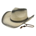 thumbnail image 4 of Shadoumai Straw Cowboy Hat For Women And Men With Shape It Brim Western Cowboy Hat, 4 of 4