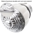 thumbnail image 4 of Milisten 2 Pcs Diamètre Intérieur 28mm Embout de Tringle à Rideau Design Citrouille pour Maison Bureau (Blanc), 4 of 6