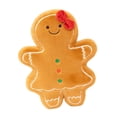 thumbnail image 4 of Almohada Navideña Cojín de Peluche Relleno Muñeco Decorativo Navideño Almohadón Suave de Dibujos Animados Diseño Divertido en Poliéster Adecuado para Chica de jengibre, 4 of 8