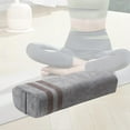 thumbnail image 6 of AMLESO Yoga Bolster Pillow Rectangular Yoga Pillow Professional Easy to Carry Removable Cover Comfortable Women with Carrying Handle Gray, 6 of 9