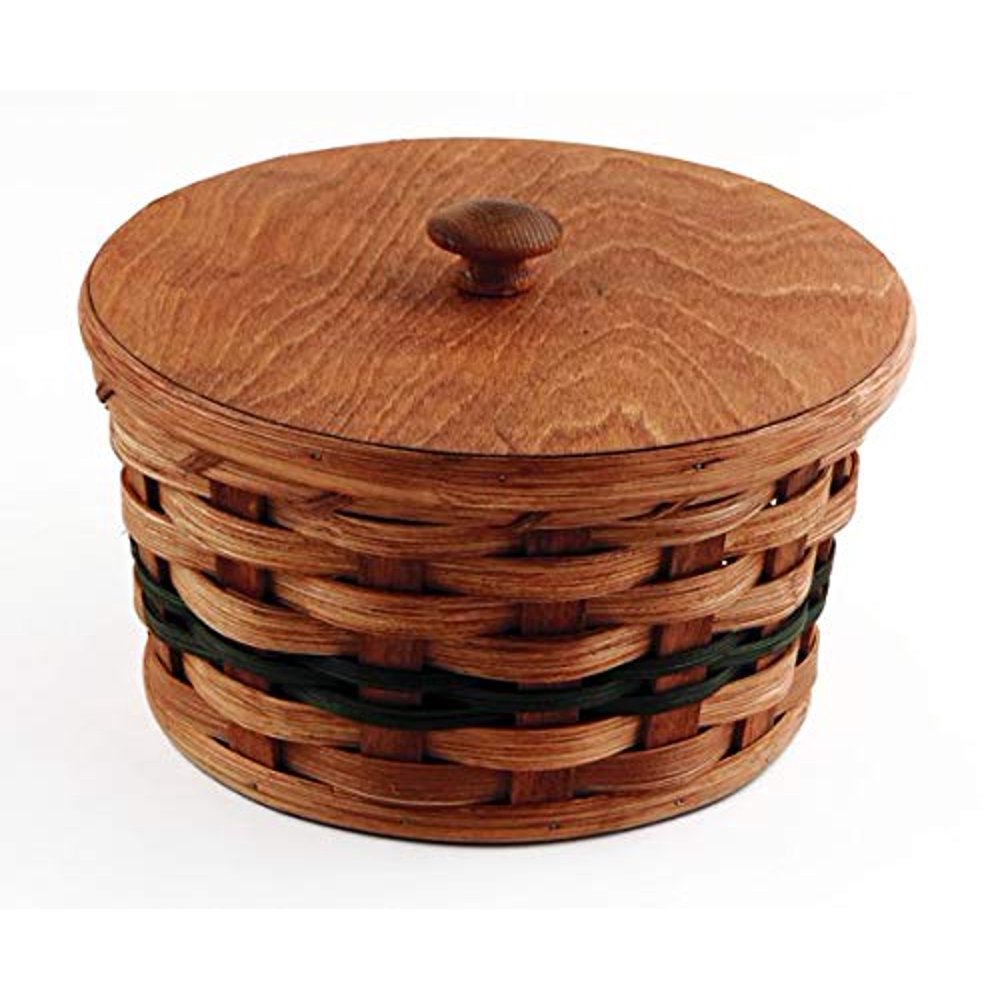 Amish Handmade Berry Basket w/Lid