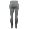 thumbnail image 3 of A2Y Women's Comfort Mordern Stretch Skinny Ponte Pants Heather Grey 2XL, 3 of 7