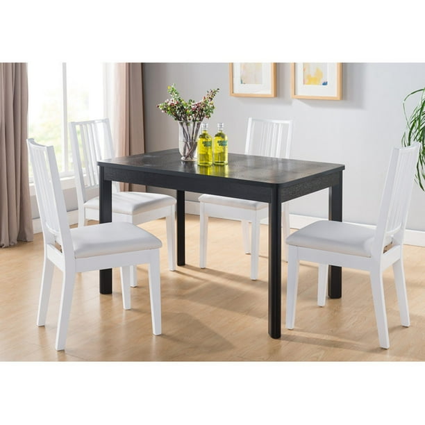 Smart Home 161496 Modern Dining Table Black Color Kitchen Dining