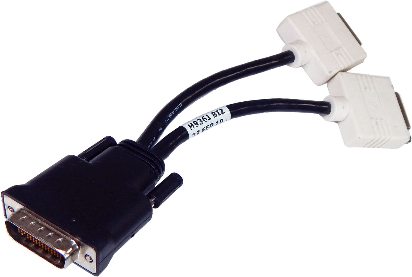 M F to Dual 15 pin VGA 338285-008 HP/Molex Video Y Splitter Cable DMS-59 