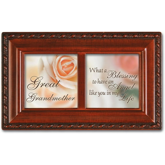 Great Grandmother Grandma Blessing to Have An Angel Woodgrain Cottage Garden ...