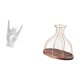 thumbnail image 5 of Escultura de gesto de mano de roca, soporte creativo, estatua de , moderna, multiusos, regalo único, elegante y práctico para exhibir en el dormit, 5 of 8