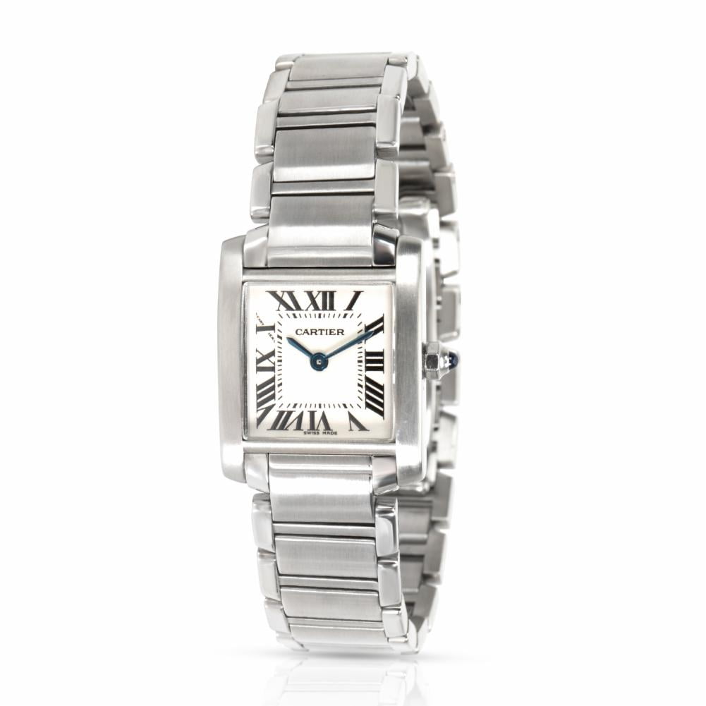 Cartier PreOwned Cartier Tank Francaise W51008Q3 Steel Women Watch