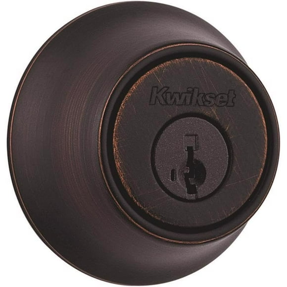 Deadbolt Kwikset SmartKey Security Venecian Bronze Metal