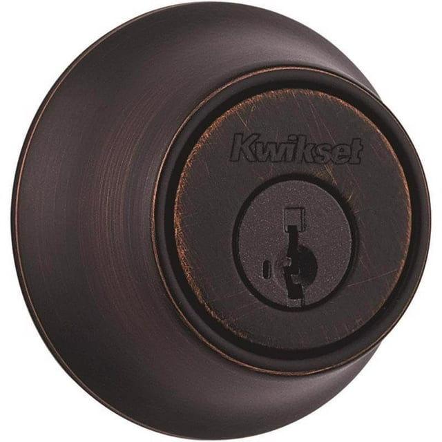 Deadbolt Kwikset SmartKey Security Venecian Bronze Metal