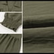 thumbnail image 4 of Vestido Plisado de Corta para Mujer, Verde , Talla L, 4 of 5