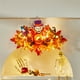 thumbnail image 4 of Corona de Halloween con Calabaza y Hojas de Arce: Decoración de Plástico Naranja para Colgar En La Puerta, Ideal para La Cosecha, Acción de Gracias y Otoño., 4 of 6