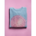 thumbnail image 3 of Pink Mandala Impression Sweatshirt Women -Image by Shutterstock, Female x-Large, 3 of 4