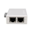 thumbnail image 1 of Commutateur Sélecteur RJ45 2 Ports Interrupteur Réseau Libre entre Réseau Intranet & Extranet, 1 of 7