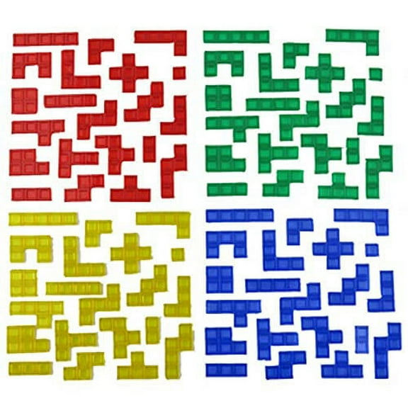 Replacement Parts for Mattel Blokus - BJV44 ~ Replacement Pieces - ONLY fits Blokus Game Model (1/2" Square Tiles)