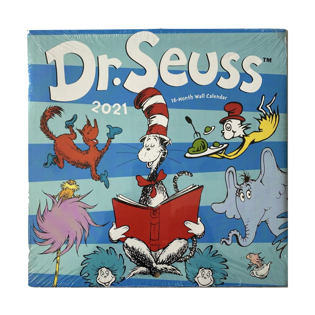21 Dr Seuss Wall Calendar 16 Month Walmart Com 21 Dr Seuss Wall Calendar 16 Month Walmart Com