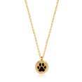 thumbnail image 3 of Anavia Dog Paw Essential Oil Diffuser Crystal Necklace Aromatherapy Gift Set - Gold Necklace & Lavender Oil, 3 of 6
