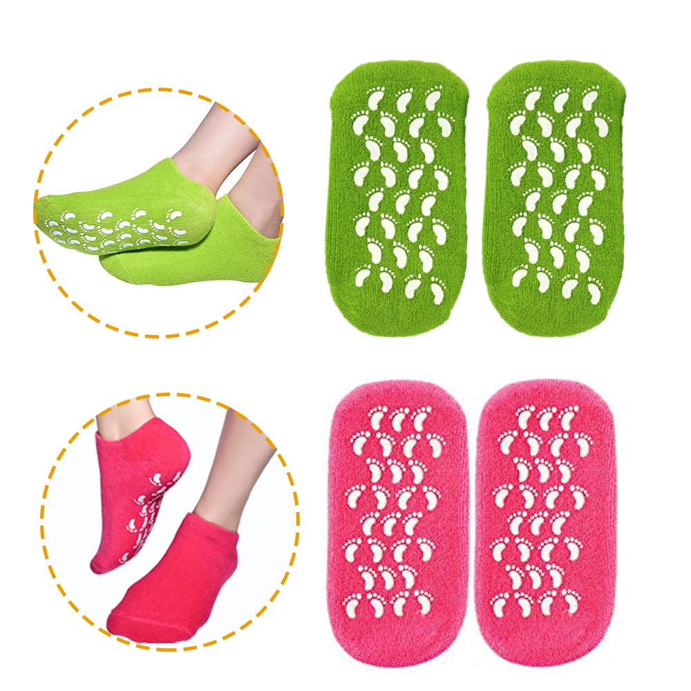Moisturizing Socks, Gel Socks Soft Moisturizing Gel Socks, Gel Spa Socks For Repairing and