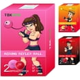 thumbnail image 1 of TEKXYZ Boxing Reflex Ball, 2 Difficulty Levels Boxing Ball with Headband, Perfect for Reaction, Agility, Punching Speed, Fight Skill and Hand Eye Coordination Training, 1 of 15