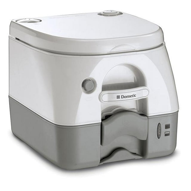 2.6 gal Portable Toilet, Gray