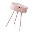 thumbnail image 4 of Lipstore Table d'Appoint Ronde Table Basse d'Accent pour Salon Intérieur Chambre Rose, 4 of 8
