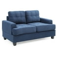 thumbnail image 2 of Passion Furniture Home Cushioned Tufted Couch Modern Conversation Furniture Sandridge 58 in. Sofa - Navy Blue, 2 of 5