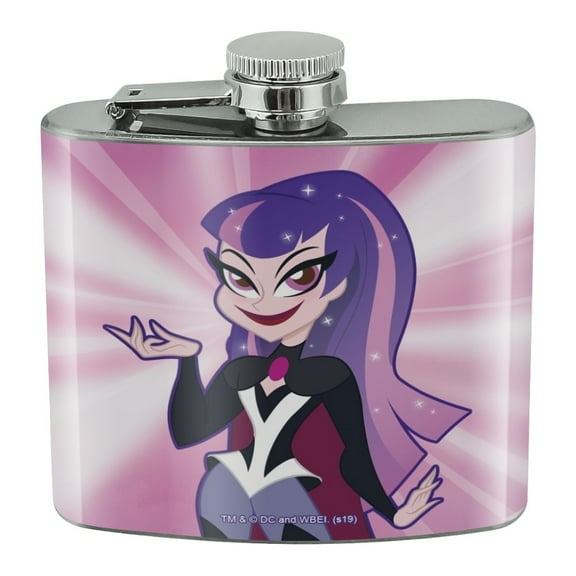 DC Super Hero Girls Zatanna Stainless Steel 5oz Hip Drink Kidney Flask