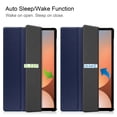 thumbnail image 4 of Dteck Case for Samsung Galaxy Tab S10 Ultra 14.6 inch (SM-X920/X926B) 2024,Ultra Slim Leather Tri-Fold Stand Case Auto Wake/Sleep Cover for Galaxy Tab S10 Ultra 14.6 inch 2024,Darkblue, 4 of 9