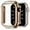 1 Paquet d'Or Rose, variante sur Recoppa Compatible pour Apple Watch Case 45mm Series 7, Étui Pare-Chocs Rigide Ultra-Mince Antichoc Protection Tout Autour [Sans Protecteur d'Écran] pour Accessoires iWatch, Transparent