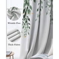 thumbnail image 6 of Green Eucalyptus Blackout Curtains 96 Inch Length 2 Panels Set, Weeping Botanical Leaf Watercolor Full Shading Curtains for Windows, Blackout Curtains for Bedroom Living Room 52"x96", 6 of 8