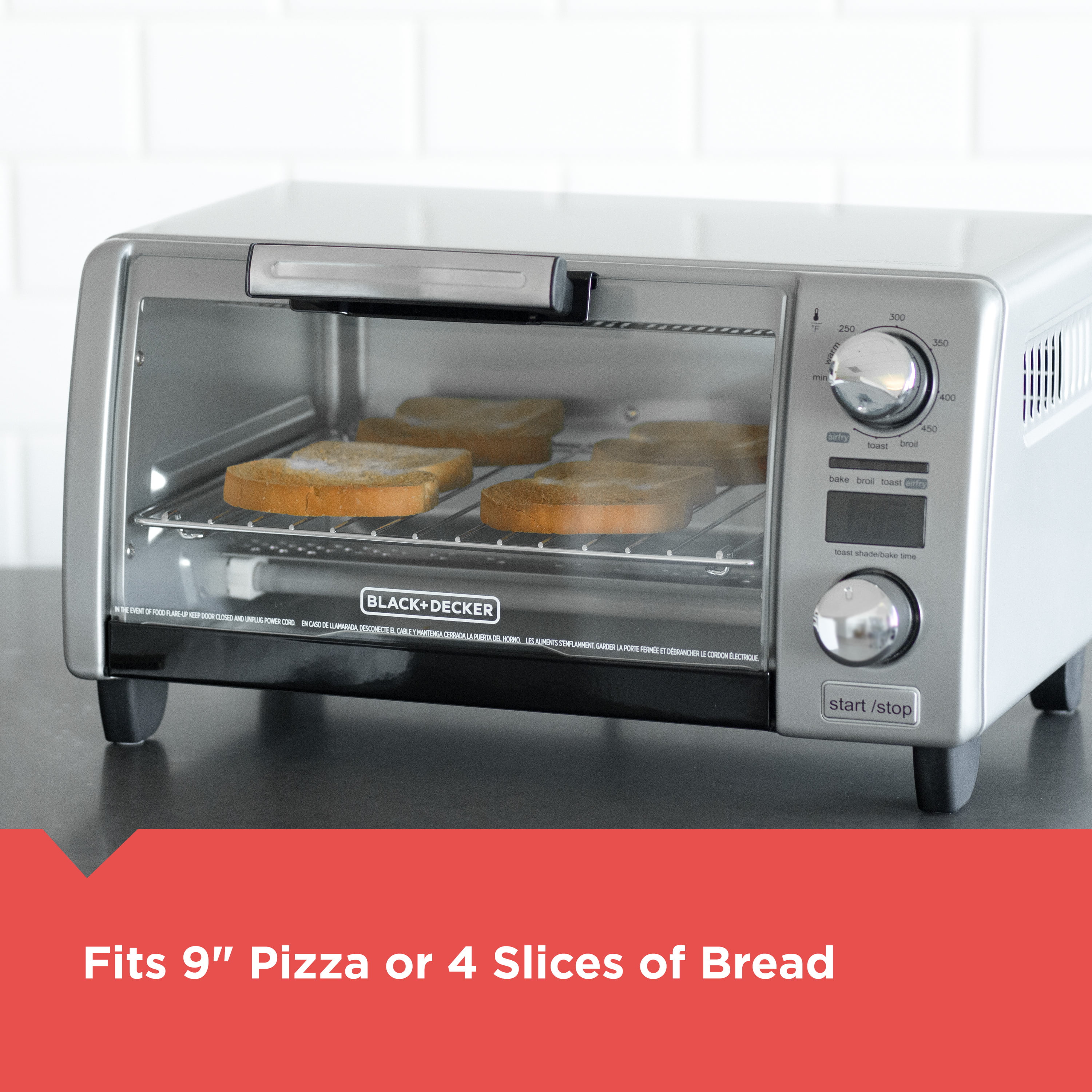 Crisp 'N Bake Air Fry Digital 4-Slice Toaster Oven 