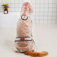 thumbnail image 6 of SPRING PARK Dog Raincoat, Dog Hooded Slicker Poncho, 4 Legs Dog Rain Jacket, Transparent Water Proof Resistant Dog Rain Snow Clothes for Small Medium Large Dogs, 6 of 7
