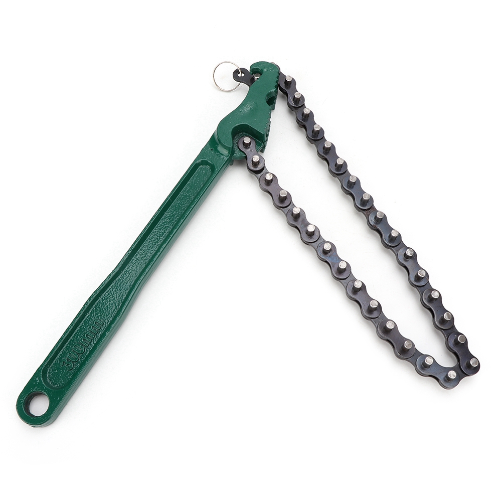 Tebru Oil Filter Spanner,12inch Chain Type Oil Filter Wrench Removal