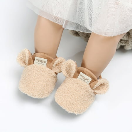 

Simplmasygenix Toddler Shoes Clearance Newborn Baby Child Crawling Shoes Boy Girl Lamb Slippers Prewalker Trainers