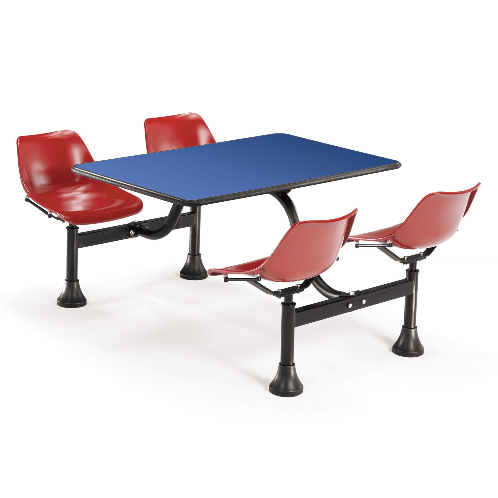 OFM 1003-BLUE-YLW Cluster Table with Laminate Top, Blue & Yellow