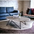 thumbnail image 4 of Allis Weathered Gray Oak & Metal Finish Coffee Table, 4 of 6