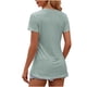 thumbnail image 4 of Fiudx Camisas de Mujer Tops con Estampado de Moda para Mujer, Blusa de Manga Corta, Camisetas Divertidas con Cuello Redondo, 4 of 4