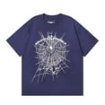 thumbnail image 1 of Sp5der 555 Young Thub camiseta estrella mismo estilo impreso camiseta de manga corta de alta calidad para hombres y mujeres primavera014 Azul Tibetano, 1 of 5