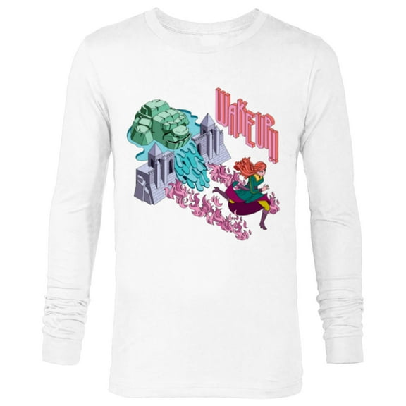 Disney Princess Frozen Anna & Marshmallow Wake-Up! - Long Sleeve T-Shirt for Men - Customized-White